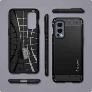 Spigen Etui Spigen Rugged Armor OnePlus Nord 2 5G Matte Black 2