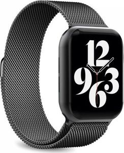 Puro Pasek ze stali nierdzewnej Puro Milanese Magnetic Band Apple Watch 38/40 mm (czarny) 1