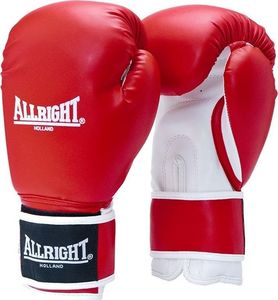 Allright Rękawice bokserskie Power Gel 12oz czerwone 1