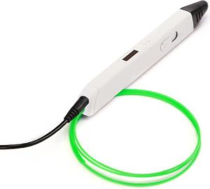 Długopis 3D Art Pióro drukujące Wooler 3D z wyświetlaczem LCD białe 2