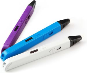 Długopis 3D Art Pióro drukujące Wooler 3D z wyświetlaczem LCD niebieskie 6