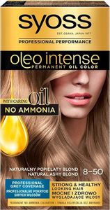 Syoss Syoss Oleo Intense farba do włosów trwale koloryzująca z olejkami 8-50 Naturalny Popielaty Blond 1