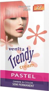 Venita Trendy Cream Ultra krem do koloryzacji włosów 27 Flamingo Flash 35ml 1