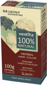 Venita Herbal Hair Color ziołowa farba do włosów 4.4 Kasztanowy Brąz 100g 1