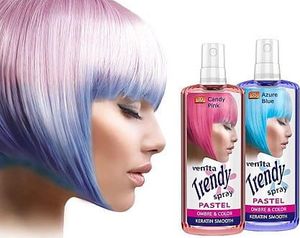 Venita Trendy Spray Pastel koloryzujący spray do włosów 11 Silver Dust 200ml 4