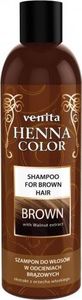 Venita Venita Henna Color Brown szampon ziołowy do włosów w odcieniach brązowych 250ml 1