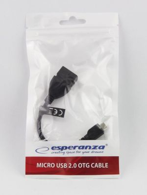 Kabel USB Esperanza USB-A - Czarny (EB180) 2
