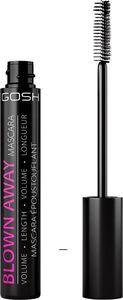 Gosh Tusz do rzęs pogrubiająco-wydłużający Blown Away 001 Black 10ml 1