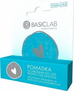 Basiclab BasicLab Famillias pomadka ochronna do ust odżywienie i regeneracja 4g 1