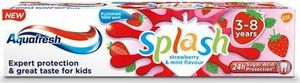 Aquafresh  Splash Toothpaste pasta do zębów dla dzieci 3-8 lat Strawberry & Mint 50ml 1