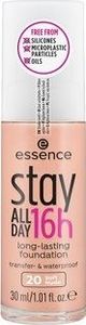 Essence Stay All Day 16H Long-Lasting Foundation długotrwały podkład do twarzy 20 Soft Nude 30ml 1