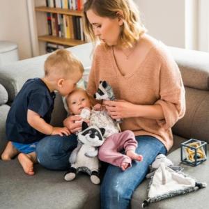 BabyOno BABY ONO 745-PRZYTULANKA DLA NIEMOWLĄT RACOON ROCKY 7