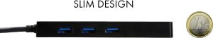 HUB USB I-TEC 1x RJ-45  + 3x USB-A 3.0 (U3GL3SLIM) 3