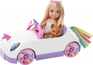 Lalka Barbie Mattel Chelsea + autko i piesek (GXT41) 1