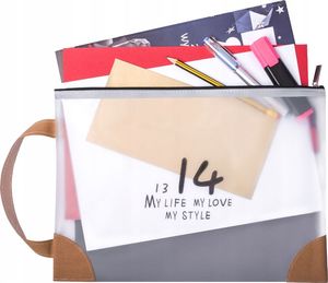 Elletro Eleganckie teczki na dokumenty, kopertowa, zamek Eko, A4, 3 Szt. 3