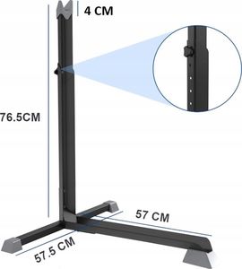 Elletro Stojak Na Rower Pionowy Uchwyt Rowerowy Regulowany 7