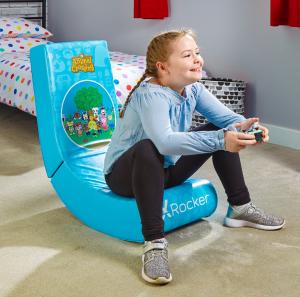 Fotel X Rocker Nintendo Video Animal Crossing niebieski 3