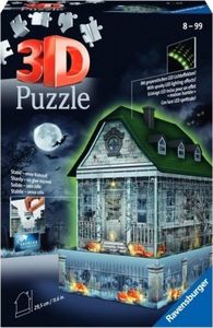 Ravensburger Puzzle 3D 216 Nawiedzony dom świecący w ciemności 1