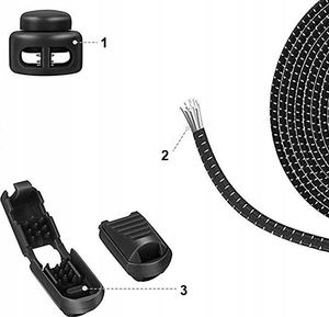 Fit4Med Sznurówki Sznurowadła Elastyczne Buty Dla Biegaczy 7