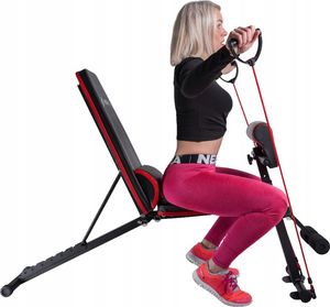 Fit4Med Wielofunkcyjna Ławka Treningowa Regulowana Składana Do Ćwiczeń modlitewnik 14