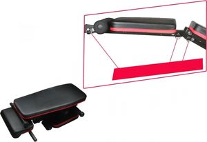 Fit4Med Wielofunkcyjna Ławka Treningowa Regulowana Składana Do Ćwiczeń modlitewnik 16