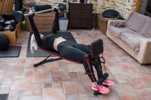 Fit4Med Wielofunkcyjna Ławka Treningowa Regulowana Składana Do Ćwiczeń modlitewnik 2