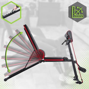 Fit4Med Wielofunkcyjna Ławka Treningowa Regulowana Składana Do Ćwiczeń modlitewnik 4