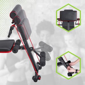 Fit4Med Wielofunkcyjna Ławka Treningowa Regulowana Składana Do Ćwiczeń modlitewnik 6