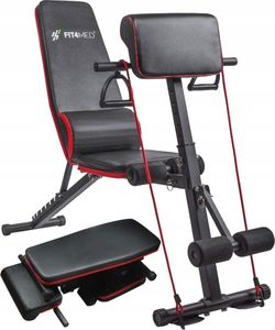 Fit4Med Wielofunkcyjna Ławka Treningowa Regulowana Składana Do Ćwiczeń modlitewnik 9