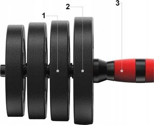 Fit4Med ‎Hantle FIT-155 bitumiczne 2 x 10 kg 8