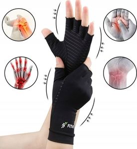 Fit4Med Ciepłe Dotykowe Termoaktywne Rękawiczki Biegania 7