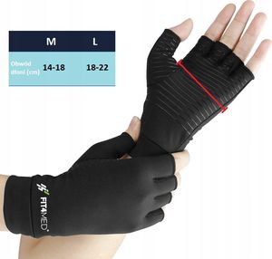 Fit4Med Ciepłe Dotykowe Termoaktywne Rękawiczki Biegania M 12