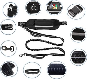 Fit4Med Pas Biodrowy Ze Smyczą Elastyczna Biegania Z Psem 3