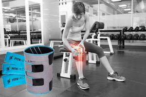 Fit4Med Opaska Na Kolano Z 3 Wkładami Żelowym Ciepło/Zimno 15