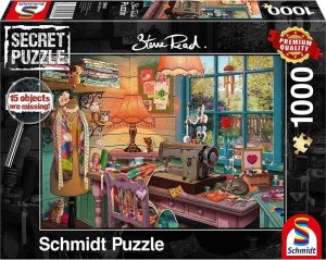 Schmidt Spiele Puzzle PQ 1000 (Secret Puzzle) Szwalnia G3 1