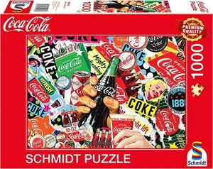 Schmidt Spiele Puzzle PQ 1000 Coca-Cola Reklama G3 1