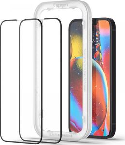 Spigen Szkło hartowane Spigen GLAS.tR Slim AlignMaster Apple iPhone 13 mini Black [2 PACK] 10