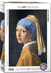 Eurographics Puzzle 1000 Dziewczyna z perłą, Jan Vermeer 1