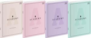 Interdruk Zeszyt A5/60K kratka Academy Pastel (10szt) 1