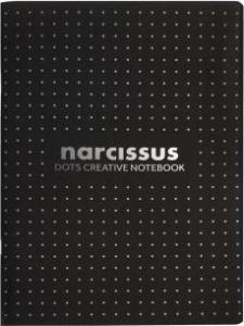 Narcissus Zeszyt A4/48K kropka czarny (6szt) NARCISSUS 1
