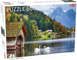 Tactic Puzzle 500 Landscape: Swans on a Lake 1
