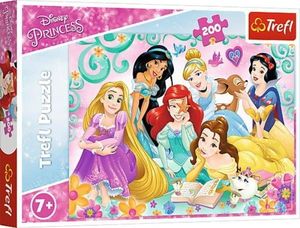 Trefl Puzzle 200el Radosny świat księżniczek. Disney Princess 13268 Trefl p12 1