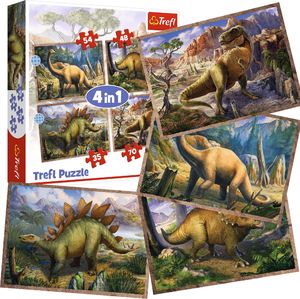 Trefl Puzzle 4w1 Ciekawe dinozaury 34383 Trefl p8 1