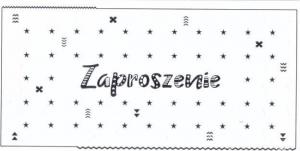 AB Card Zaproszenie Z108 (10szt.) 1