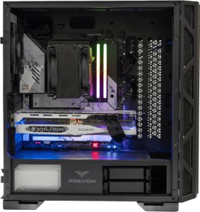 Komputer PREYON Nest PRO 800 Ryzen 7 5800X, 32 GB, RTX 4060 Ti, 1 TB M.2 PCIe Windows 11 Pro 2