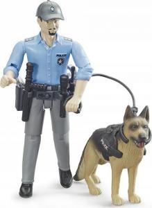 Figurka Bruder bWorld - Policjant z psem (62150) 1