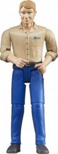 Figurka Bruder bWorld - Mężczyzna w niebieskich dżinsach (60006) 1