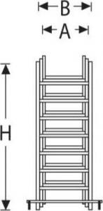 Higher Drabina wielofunkcyjna aluminiowa 11 stopniowa (L-T3x11) 4