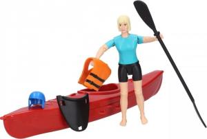 Figurka Bruder bWorld - Kajakarka w kajaku (63155) 2