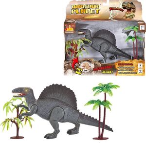 Figurka Askato Dinozaur szary na baterie (116563) 2